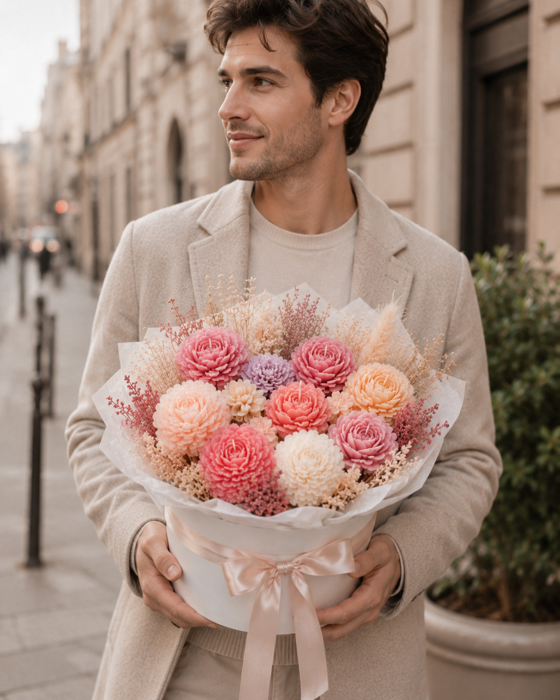 Bloom Candles Bouquet als Geschenk für besondere Anlässe